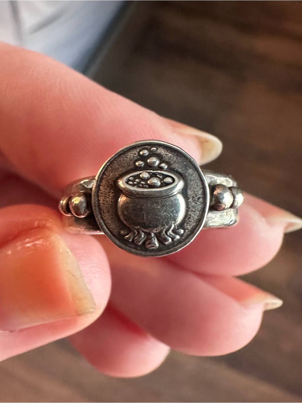 Witch Cauldron Ring-NEW